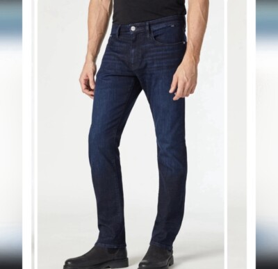 Mavi jake rinse brushed williamsburg jeans | eBay