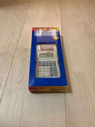 Victor 1205-3 12 Digit Portable Palm & Desktop Printer w/ Loan Calculations - Picture 2 of 4
