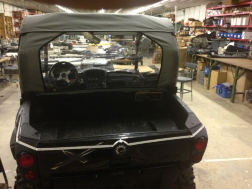 Can Am Commander / Maverick Rear Vinyl Windshield Cab Back Dust Stopper Panel - Picture 2 of 2