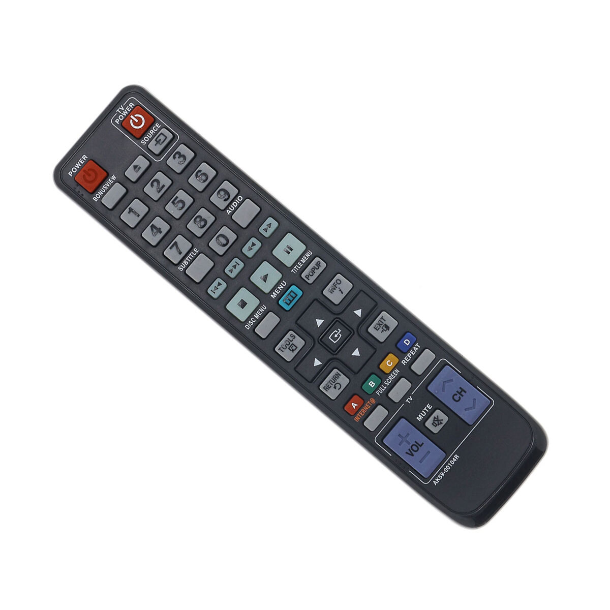 Thumbnail - Ersatz Fernbedienung Für Samsung Bdc5500xse Blu-ray Player