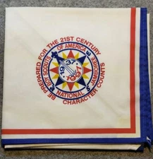 1997 National Jamboree Neckerchief - Be Prepared For The 21st Century BSA