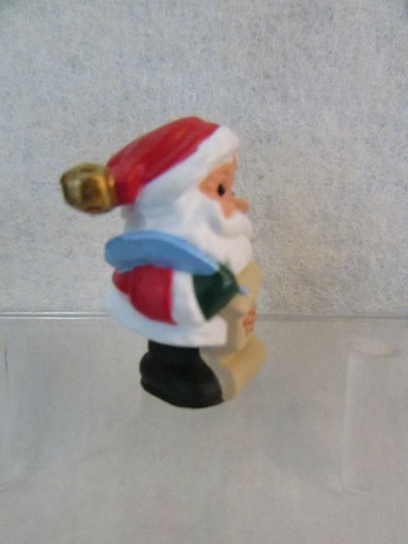 Hallmark JINGLE BELL SANTA - 2do en la serie Merry Miniatures 1991 #QFM1717 - Imagen 2 de 4