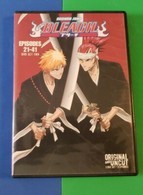BLEACH - SHONEN JUMP - EPISODES 21-41 - DVD - SET TWO - 5 Disc Set - UNCUT