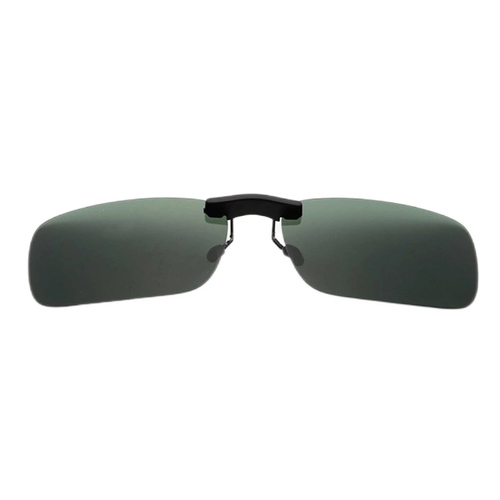 Men's Clip on Sunglasses over Prescription and Reading Glasses Rimless Flip up - Picture 6 of 12