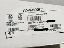 Commscope CS34P 23/4P Cat6 U/UTP WebTrak Plenum CMP Network Cable White /100ft