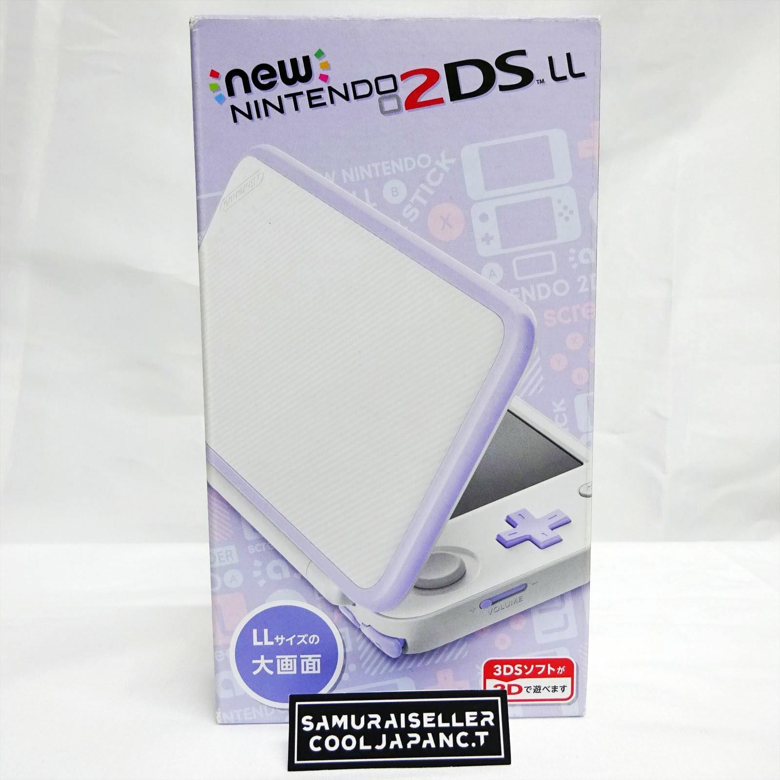 New Nintendo 2DS LL Console System White x Lavender JAPAN import 