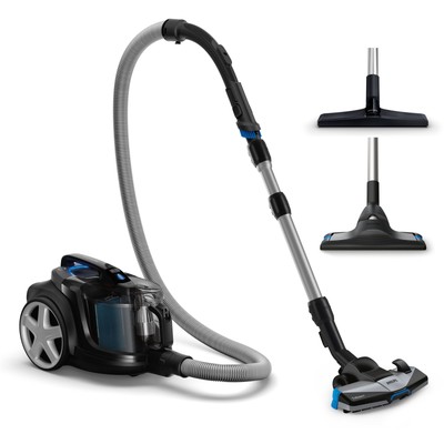 Philips beutelloser Staubsauger PowerPro Expert, TriActive Standard-Dse, 900 W, 