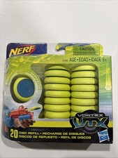 4 Packs Hasbro Nerf Vortex VTX 20 Count Disc Refill Age 8 Years Up