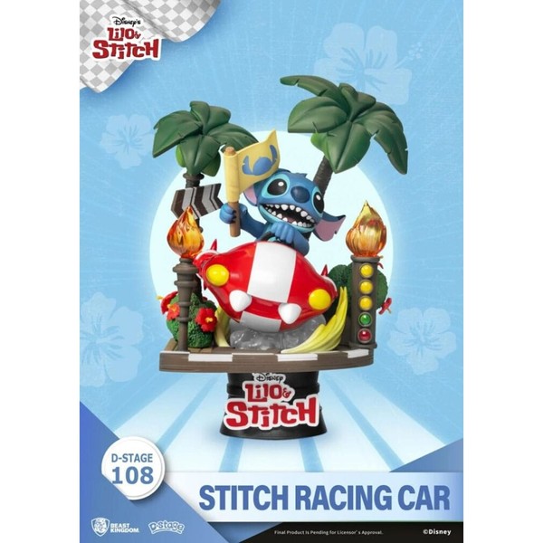 Disney: Lilo & Stitch - Stitch Racing Car PVC Diorama-image