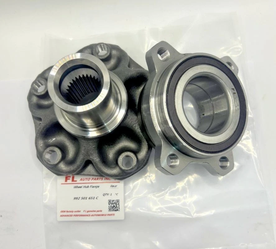 Conjunto de buje y cojinete de rueda trasera L & R para Porsche 911 Carrera 992 2020-2025 Foto 3 de 4