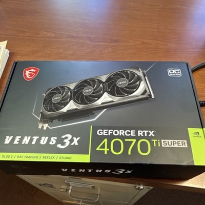 MSI GeForce RTX 4070 Ti SUPER VENTUS 3X OC DLSS 3 Ray Tracing HDMI DP