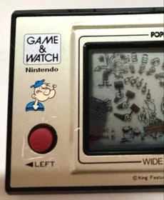 NINTENDO GAME AND & WATCH Popeye Wide Screen 1981 tested very good free shipping