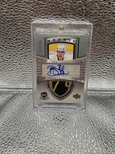 BRENT SEABROOK 2005-06 UPPER DECK THE CUP #105 ROOKIE PATCH AUTO 12/199 RC RPA