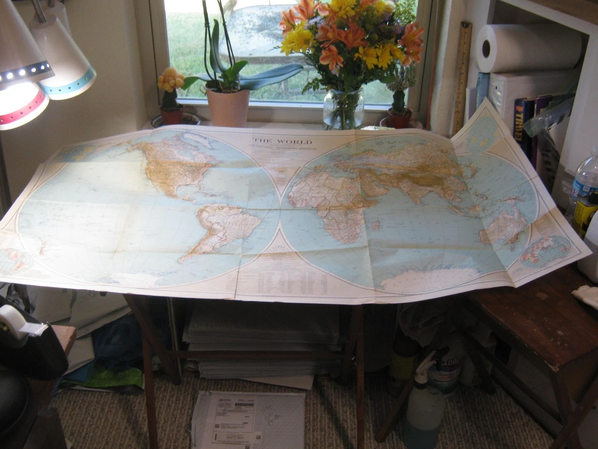 national geographic world map products for sale | eBay