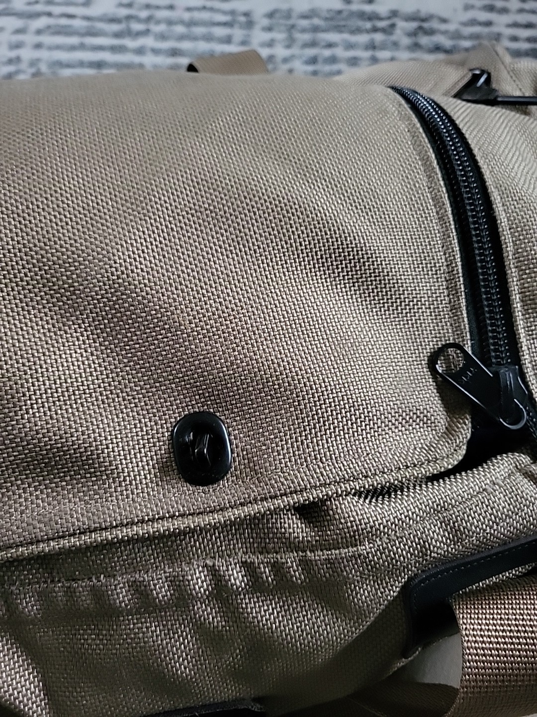 L. L. Bean  Heavy Canvas & Leather Duffle Travel Bag 