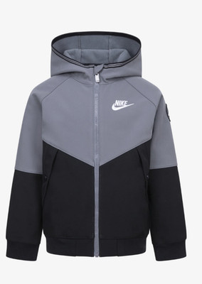 Nike, Jacken, Unisex, Markenware, Neu mit Etikett, Schwarzer Hoodie mit Reißverschluss, Hoodie 