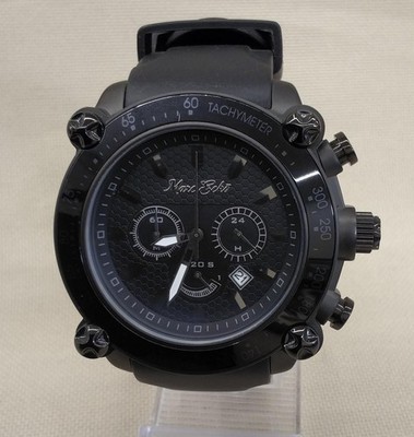Marc Ecko Quartz Watch Chronograph Black Used