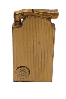 Encendedor de bolsillo Swiss Flam Song tono dorado bien hecho resistente JGBX28