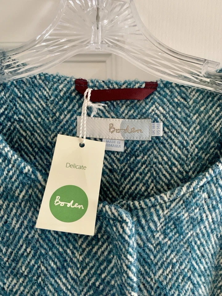 Casaco espinha de peixe Boden “Imelda”, 14 novo com etiquetas - Imagem 3 de 4