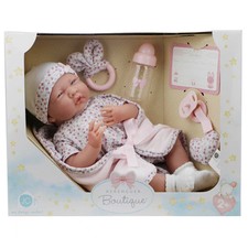 Berenguer La Newborn Girl Deluxe Baby Doll Set with Accessories