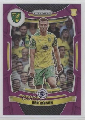 2021-22 Panini Prizm Premier League Purple 65/99 Ben Gibson #169 Rookie RC 11oe