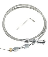 36" Throttle Cable Kit,Car Braided Throttle Cable,LS Swap Steel Braided