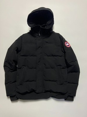 Canada Goose MacMillan Black Down Jacket Hooded Puffer Winter Authentic Premium