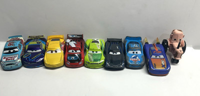 Disney Pixar Cars Mattel Diecast Lot of 9 Tractor Jackson Cruz Chase JD