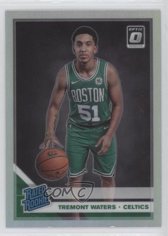 2019-20 Panini Donruss Optic Rated Rookie Holo Prizm Tremont Waters #185 fm0