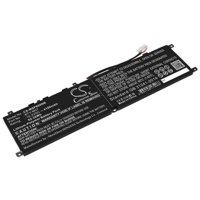 BATTERIE Li-Polymer 15.2V 4100mAh Type BTY-M57 For MSI GP66 GP76 Leopard 10UG