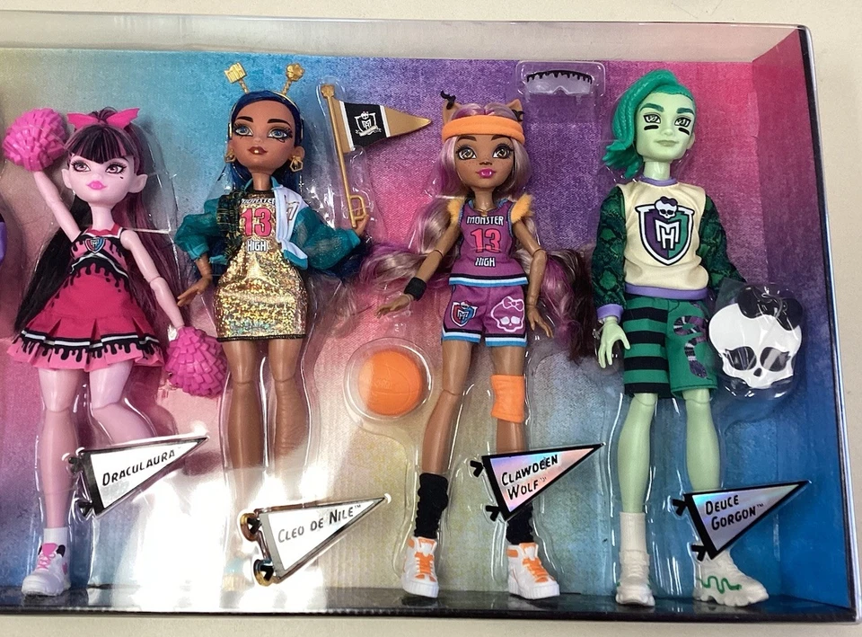 Монстр высокой Ghoul Spirit Sporty Deluxe моды кукла игровой набор - 6 упаковка - Изображение 3 из 4