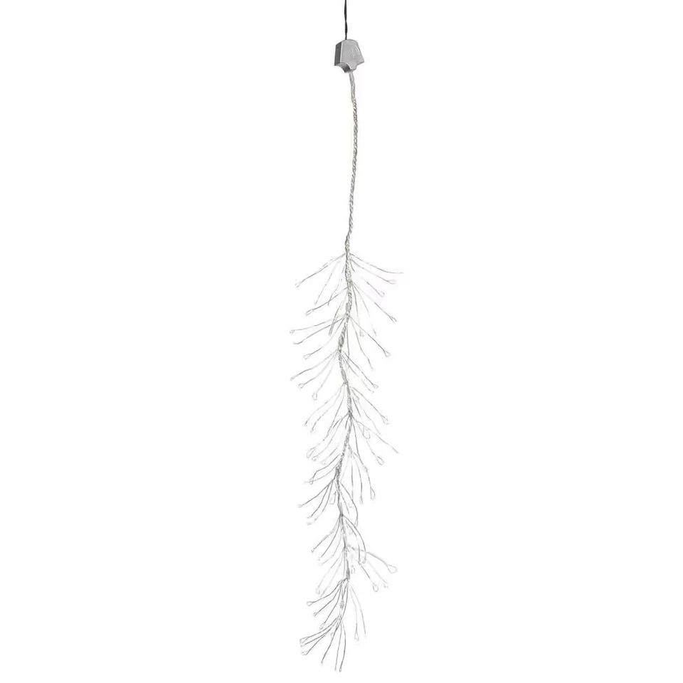 144-Light LED White Multi-Function Snow Falling Branch Christmas Lights with Sil - Image 3 of 4