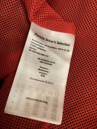 Porsche Intelligent Performance Hooded Drivers Selection Jacket Gray XL New WT - Picture 23 of 24