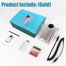 45000RPM Rechargeable Electric Nail Drill Machine Portable Manicure Pedicure Kit