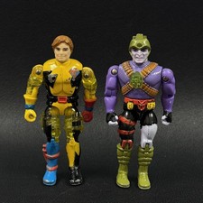 Vintage 1986 LJN Bionic Six Jack & Glove Die-cast Action Figures