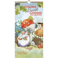 Lang Companies,  Gnome Sweet Gnome 2026 Vertical Wall Calendar, 8'' X 15.8'', 12