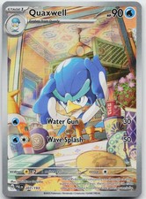 Quaxwell 207/193 Illustration Rare Paldea Evolved Holo Near Mint j