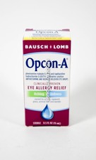 1 Bausch  Lomb Opcon-A Eye Allergy Relief Drops 0.5 fl oz EXP 11/2026