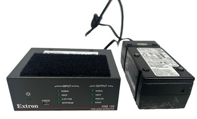 Extron HAE 100 4K HDMI Audio De-Embedder Analog Stereo Mit Netzteil