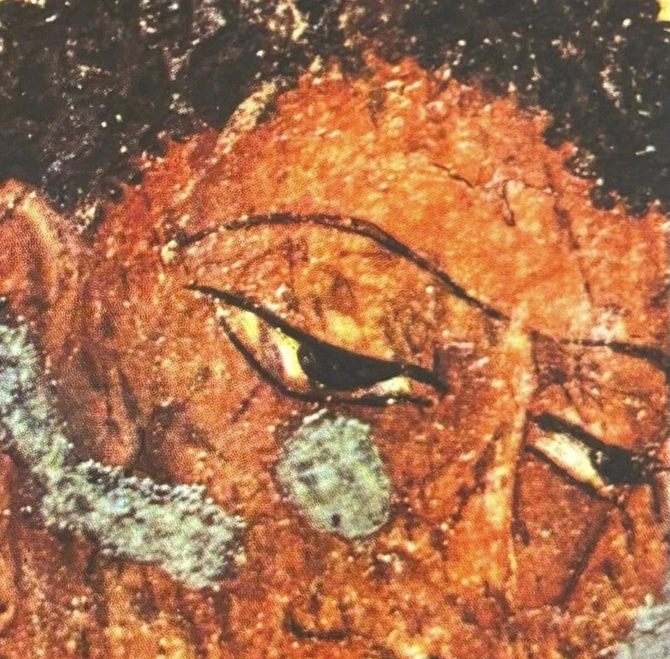 Buda Original Antigo Vintage Fine Art ÍNDIA Impressão Pôster Ajanta Cavernas Parede - Imagem 3 de 4