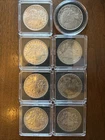 Morgan dollar Lot $8 Face 7 Morgan’s 1 Peace dollar 90% silver