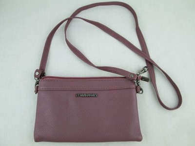 Lavender  Faux Leather Crossbody Bag Purse Shoulder Min Min 7.75'' x 4.5''