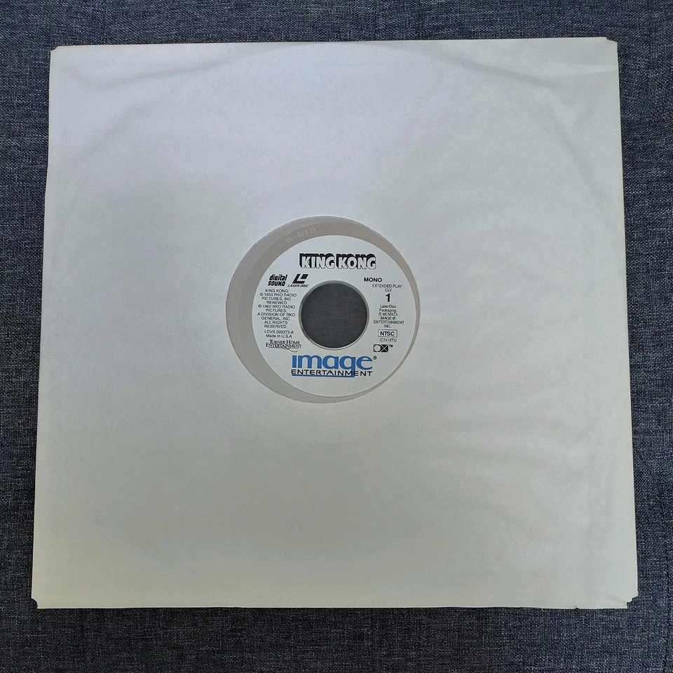 KING KONG and SON OF KONG 2-Laserdisc LD SET THE RKO CLASSIC COLLECTION EXCELLNT - Image 3 of 4