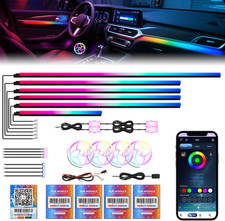 Dreamcolor Acrylic Car Interior Lights 22 in 1 RGB LED Strip Lights APP Control
