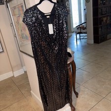 Michael Korse Evening Sequin Dress 1X New