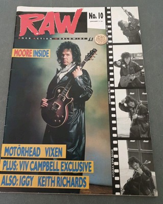 RAW Magazine Number 10, JAN 11-24. Gary Moore Cover