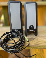 Dell A225 USB Power Computer Desktop Speakers w/ 3.5 mm Jack