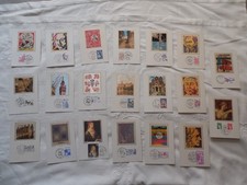 LOT DE 20 CARTES AVEC TIMBRES 1ER JOUR 1980 lot 3