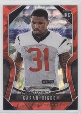 2019 Panini Prizm Rookies Red Ice Prizm Karan Higdon #333 zu9