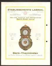 SAINT-OUEN (93) USINE de BAROMETRE "Ets. LABINAL"